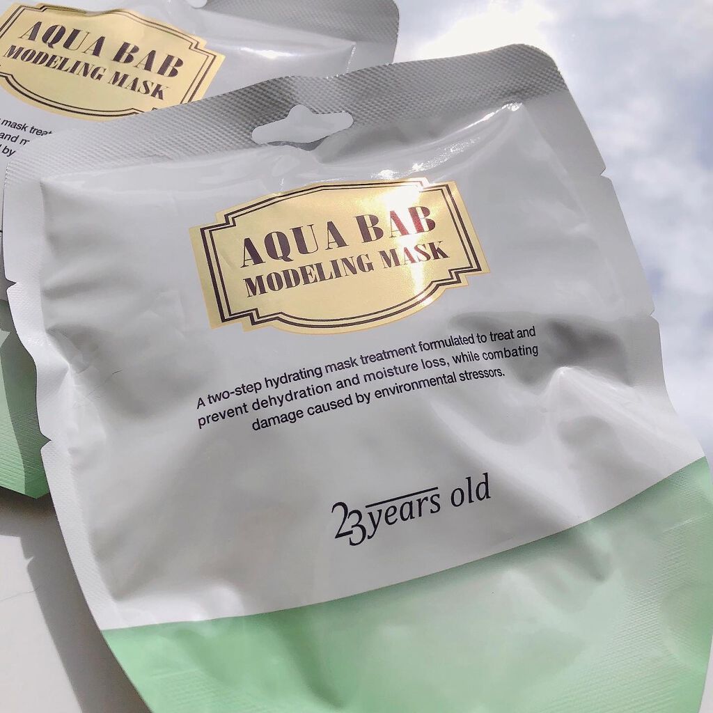 アクアバムモデリングマスク/23years old/洗い流すパック・マスクを使ったクチコミ（1枚目）
