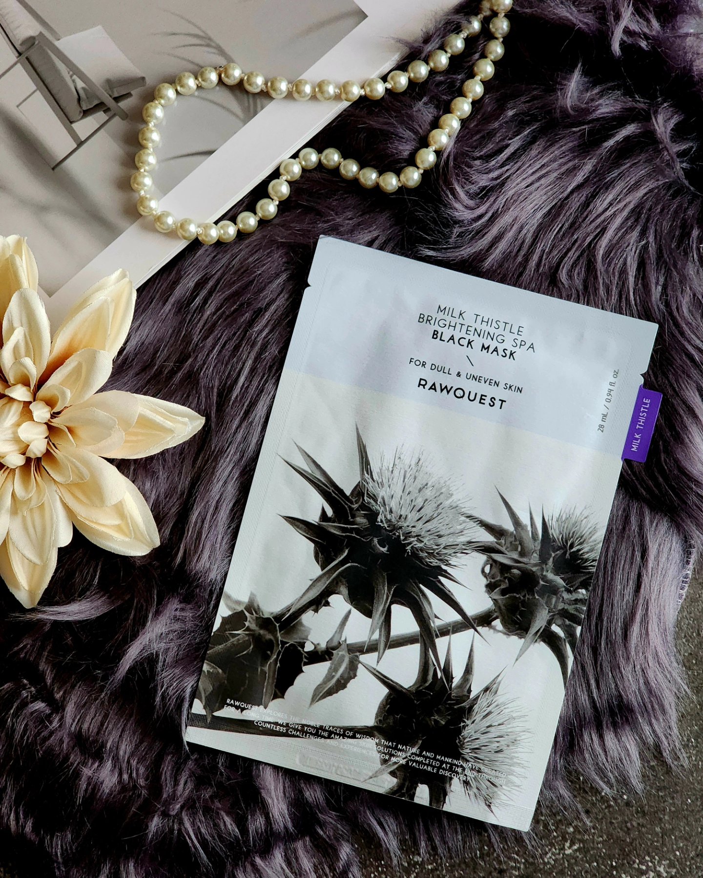 ミルクシスルブライトニングスパブラックマスク/RAWQUEST/シートマスク・パックを使ったクチコミ（1枚目）