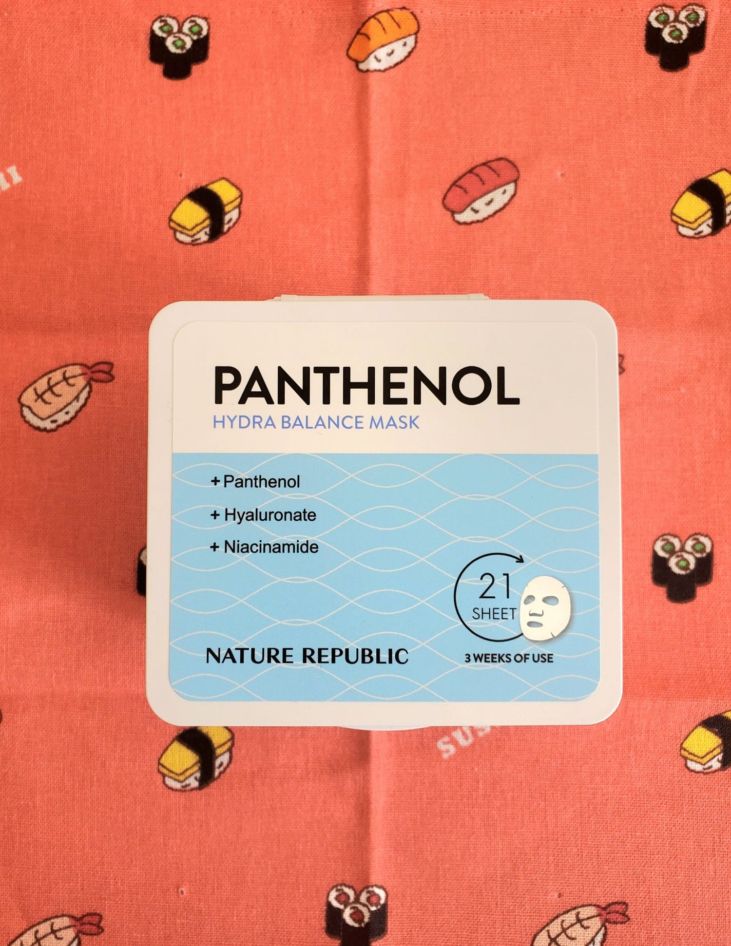 キューブマスク パンテノール/ネイチャーリパブリック/シートマスク・パックを使ったクチコミ(1枚目)