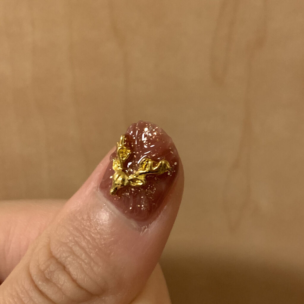 ジェルネイル GM96 ベイクドシャイン(限定色)/ジェルミーワン/ジェルネイルを使ったクチコミ（2枚目）