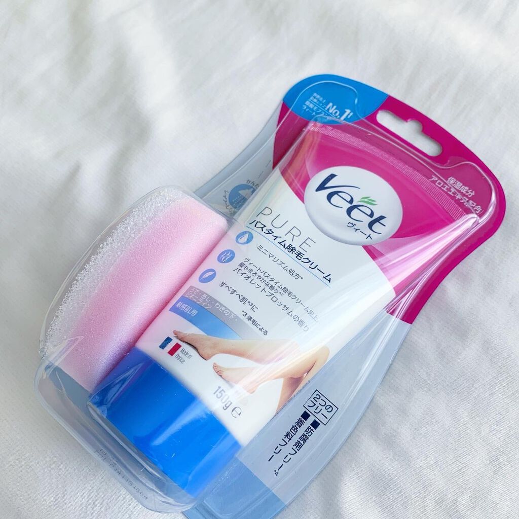 バスタイム除毛クリーム 敏感肌用/Veet/除毛クリームを使ったクチコミ(2枚目)