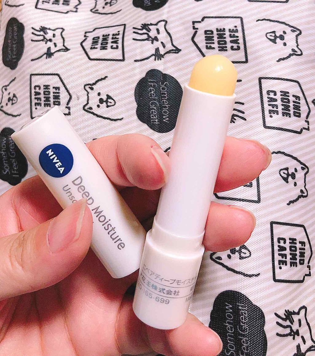 ニベア ディープモイスチャーリップ/ニベア/リップクリームを使ったクチコミ(1枚目)
