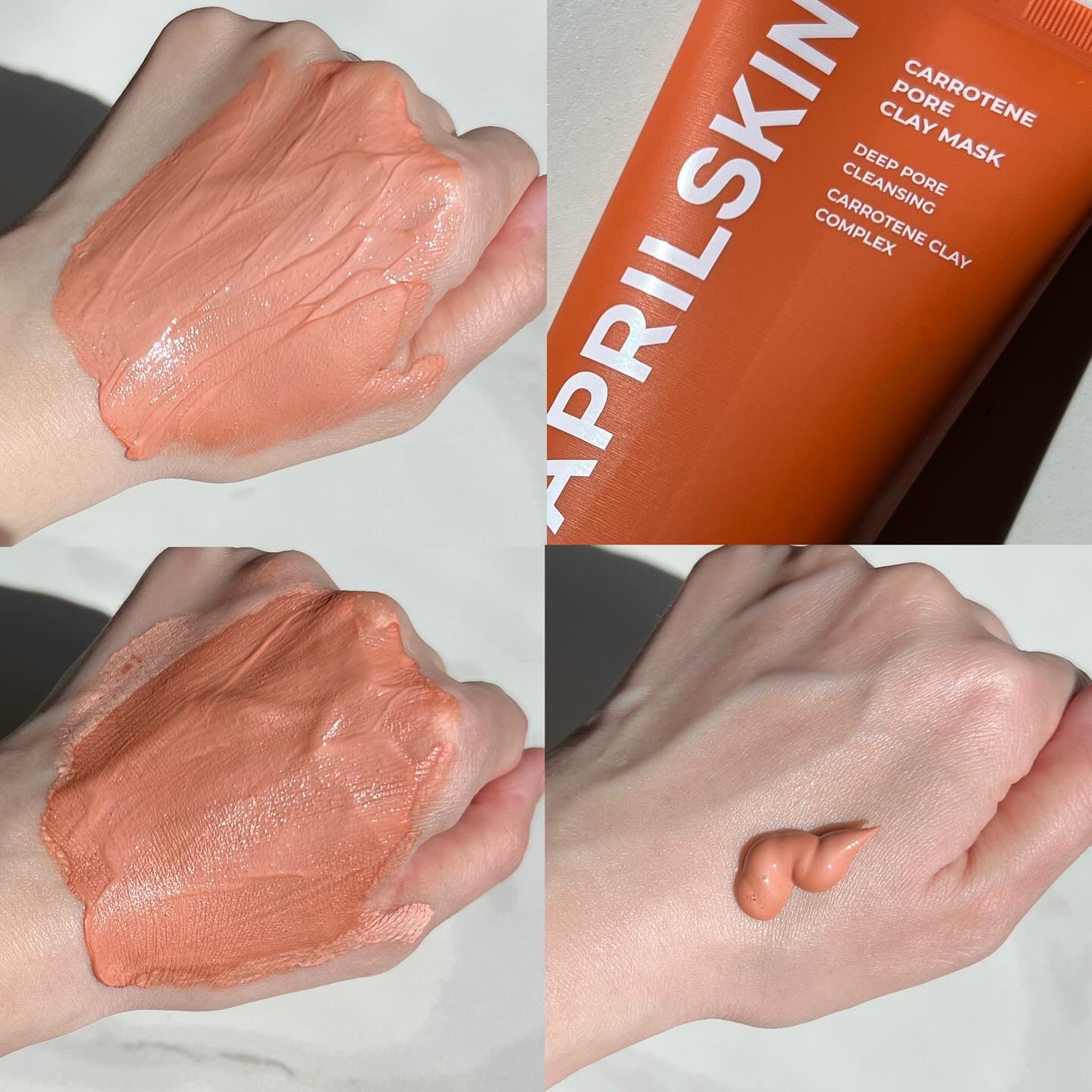 カロテン毛穴レスクレイパック/APRILSKIN/洗い流すパック・マスクを使ったクチコミ（3枚目）