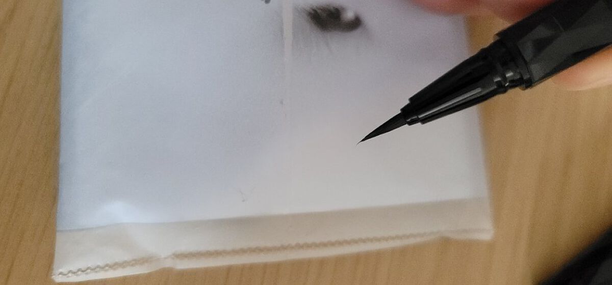 スーパーシャープライナーEX3.0 BR-2 ビターブラウン/KATE/リキッドアイライナーを使ったクチコミ（3枚目）