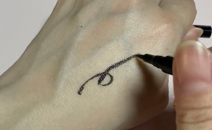 UGT リキッドアイライナー b/U R GLAM/リキッドアイライナーを使ったクチコミ(3枚目)