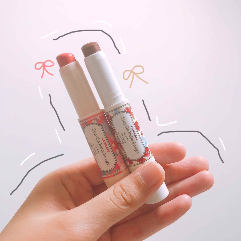 ステイオンバームルージュ/キャンメイク/口紅を使ったクチコミ（1枚目）