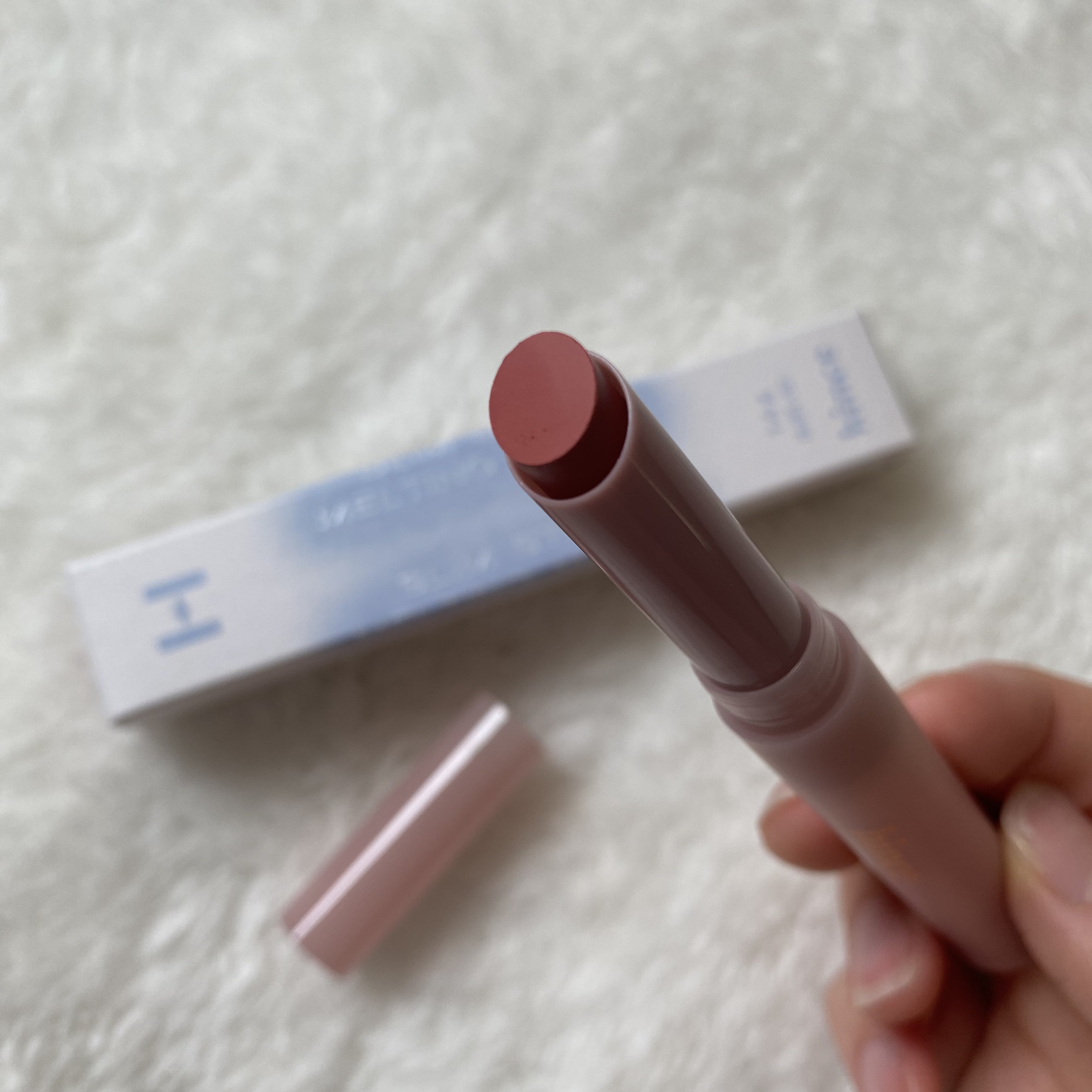 スリムスティックメルティングマット/hince/口紅を使ったクチコミ（3枚目）