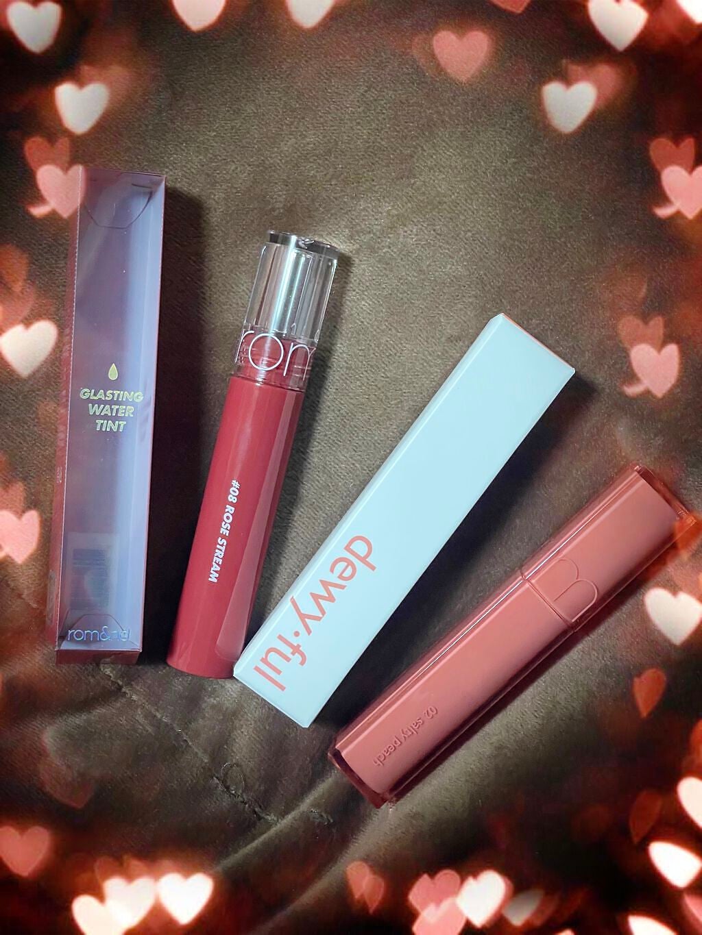 グラスティングウォーターティント/rom&nd/リップティントを使ったクチコミ(1枚目)