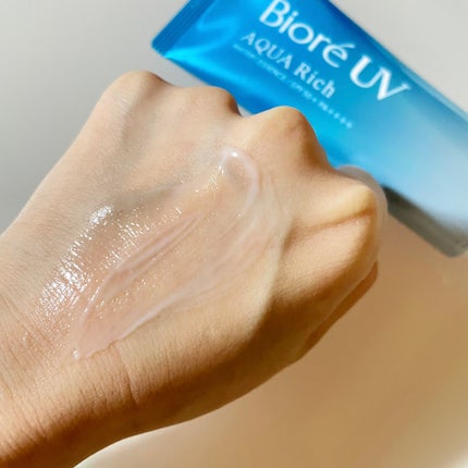ビオレUV アクアリッチ ウォータリーエッセンス/ビオレ/日焼け止めローションを使ったクチコミ(4枚目)