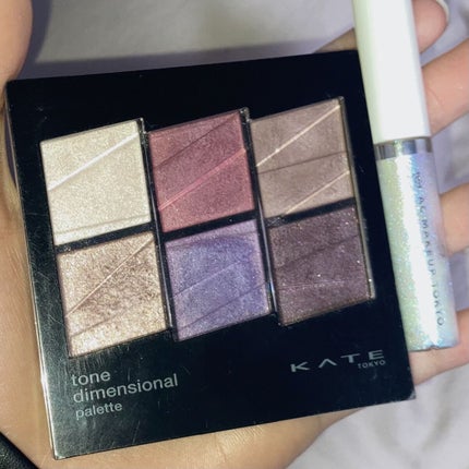 トーンディメンショナルパレット/KATE/メイクアップキットを使ったクチコミ(4枚目)
