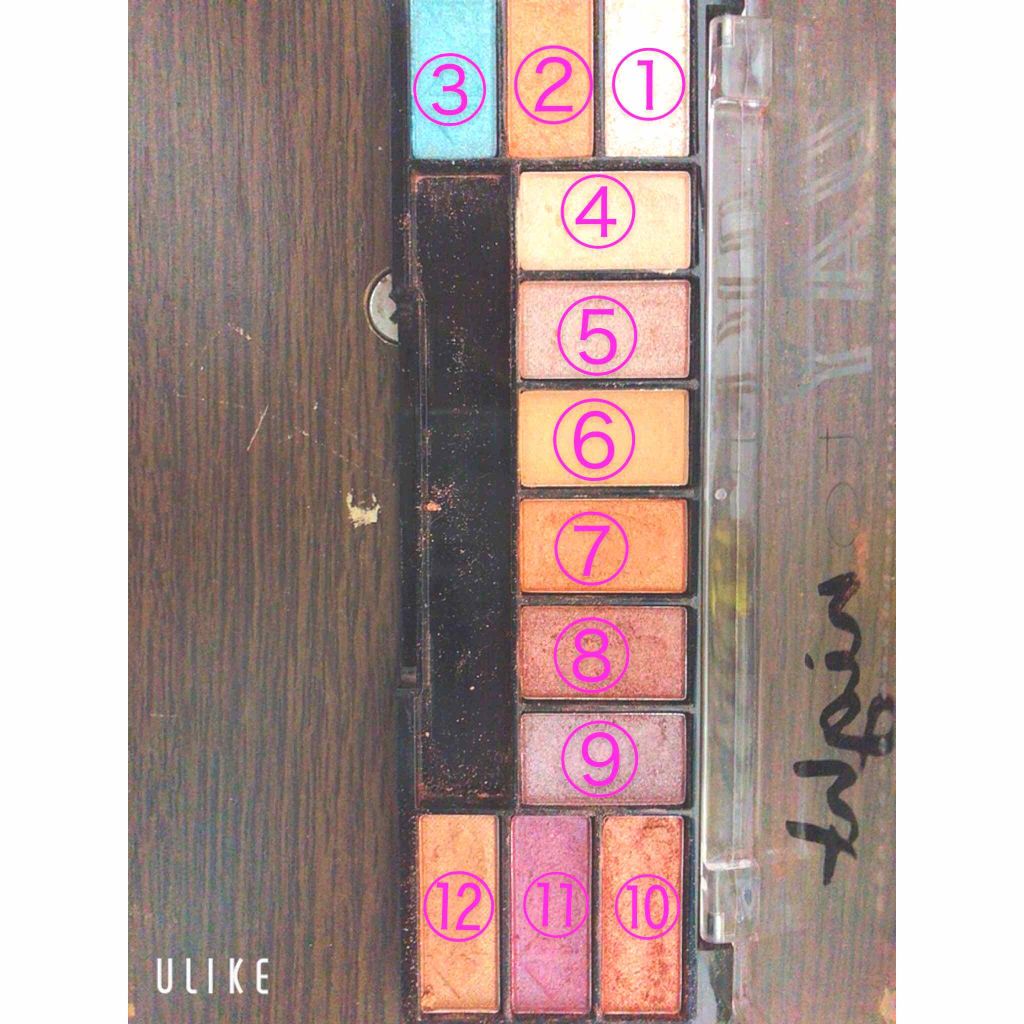 DAY TO NIGTHT la.colorsアイシャドウ/サンキューマート/アイシャドウパレットを使ったクチコミ（2枚目）