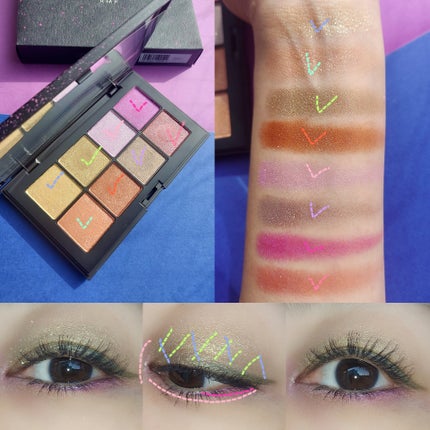 ダンシング ディメンションズ アイシャドウパレット/RMK/アイシャドウパレットを使ったクチコミ(6枚目)