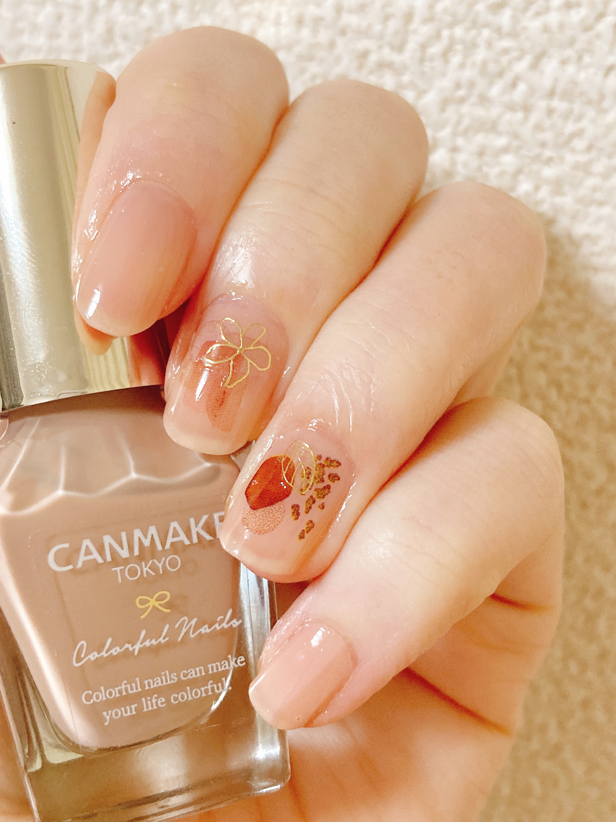 ジェルボリュームトップコート/キャンメイク/ネイルトップコートを使ったクチコミ（1枚目）