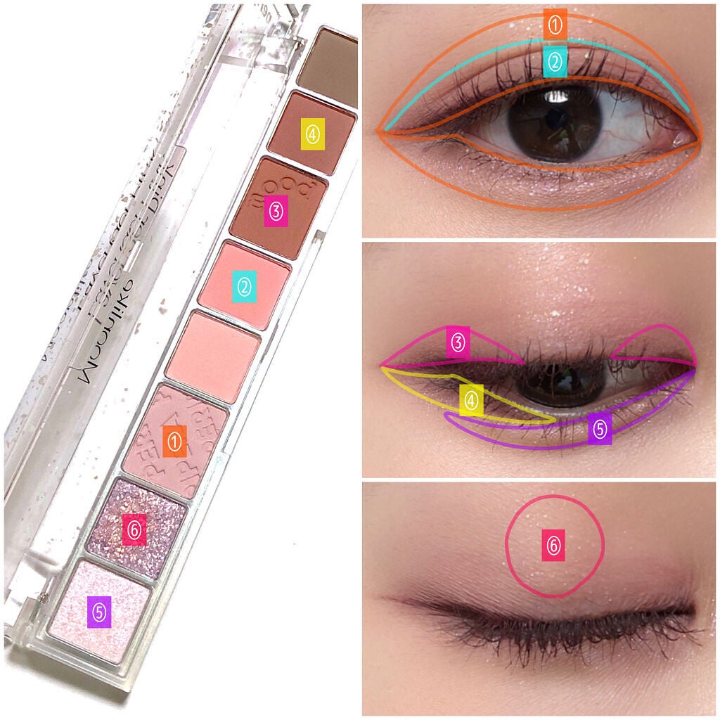 All Take Mood Cheek Palette/PERIPERA/パウダーチークを使ったクチコミ(5枚目)