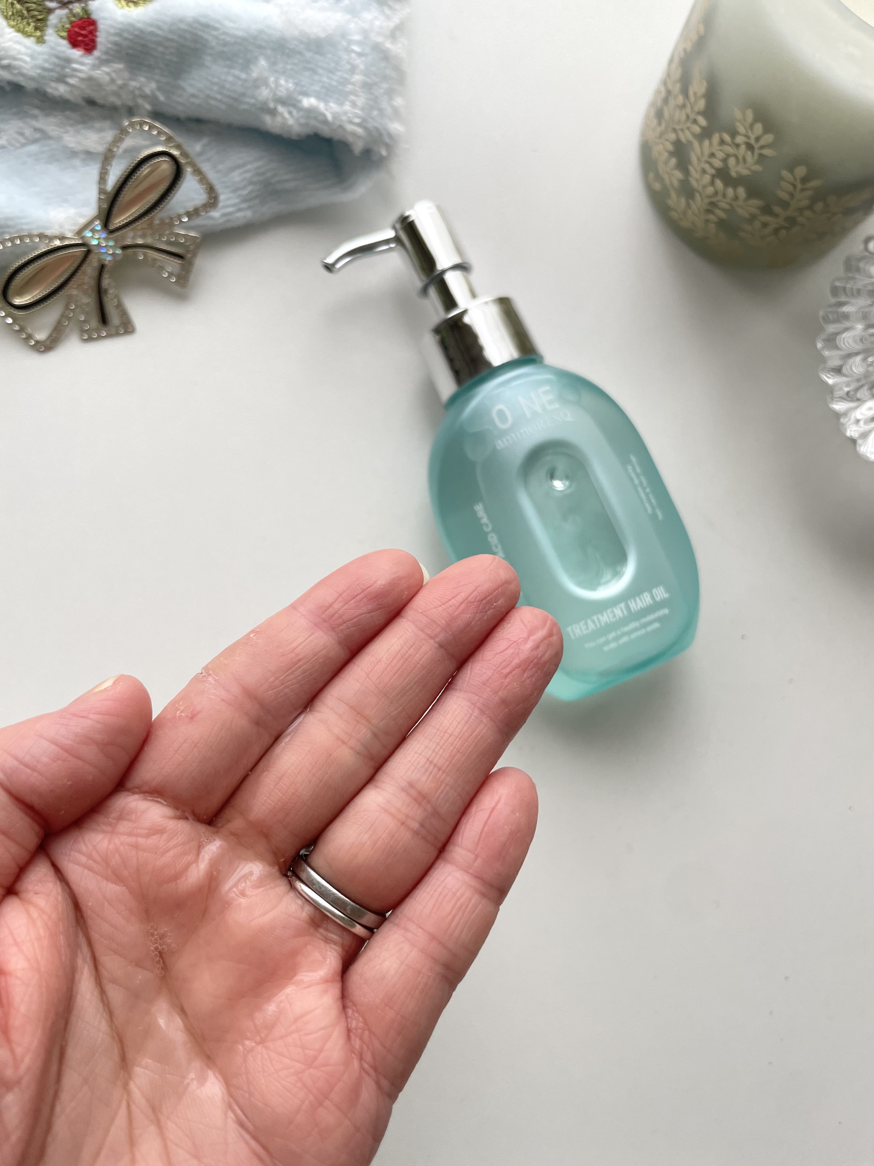 ワン アミノレスキュー トリートメントヘアオイル/アミノレスキュー/ヘアオイルを使ったクチコミ（2枚目）