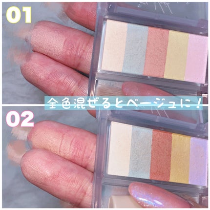 パステルヴェールコンシーラー/キャンメイク/パレットコンシーラーを使ったクチコミ(3枚目)
