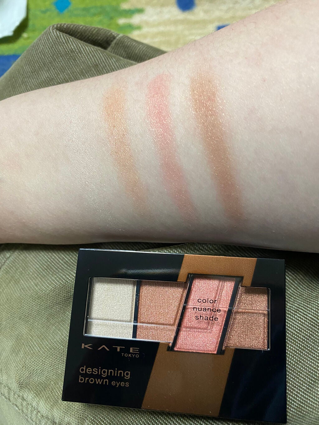 デザイニングブラウンアイズ/KATE/アイシャドウパレットを使ったクチコミ(1枚目)