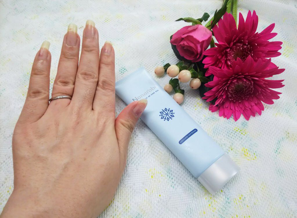 スーパーオールインワンジェル (薬用美白)/ナナローブ/オールインワン化粧品を使ったクチコミ（3枚目）