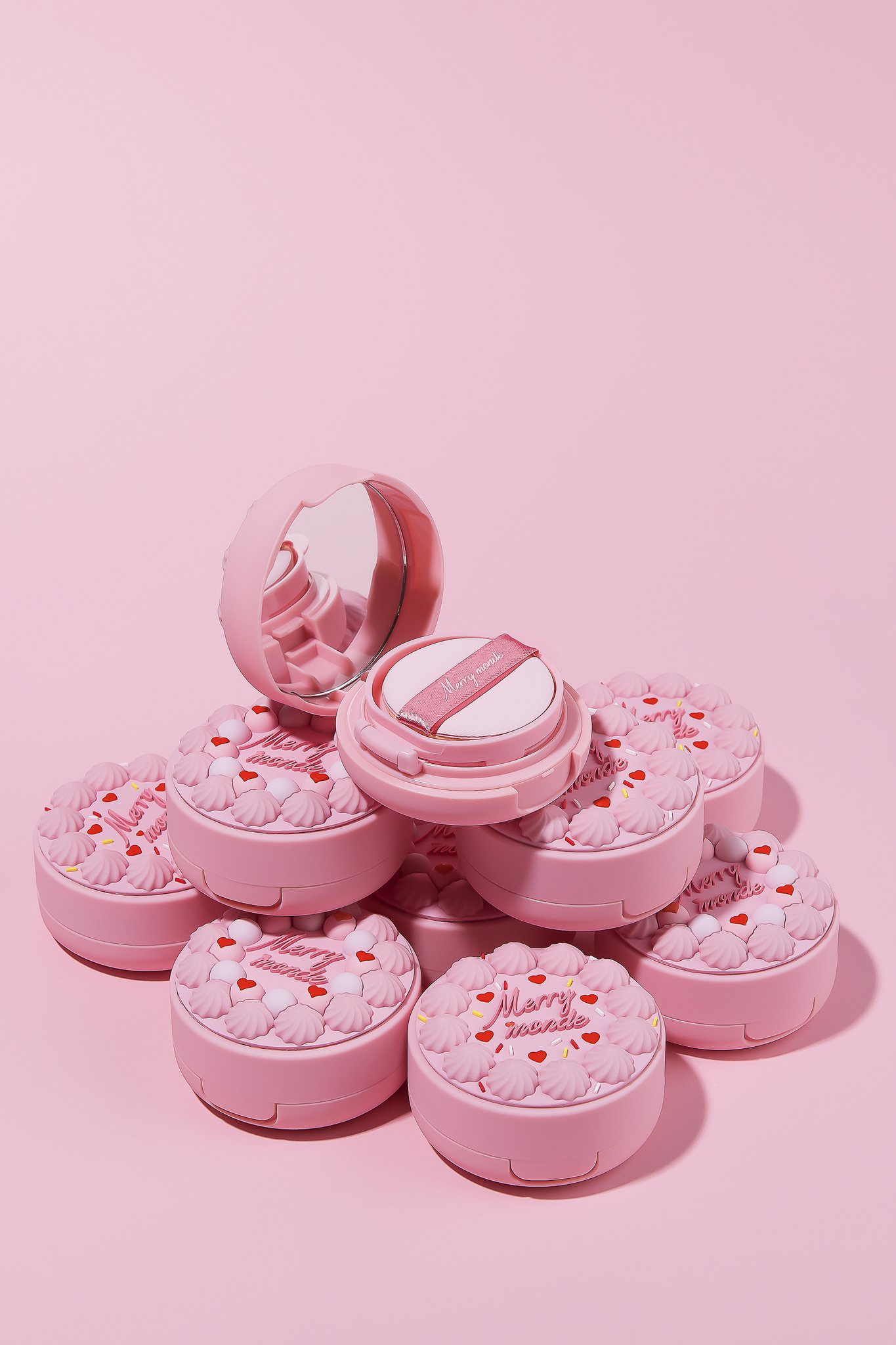 ハッピーユアデイクッション/Merrymonde/クッションファンデーションを使ったクチコミ（2枚目）