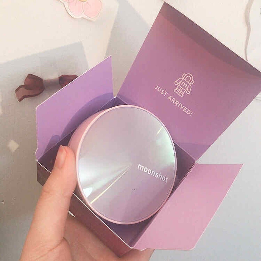 Micro Glassyfit Cushion-3 Colours/moonshot/クッションファンデーションを使ったクチコミ(2枚目)