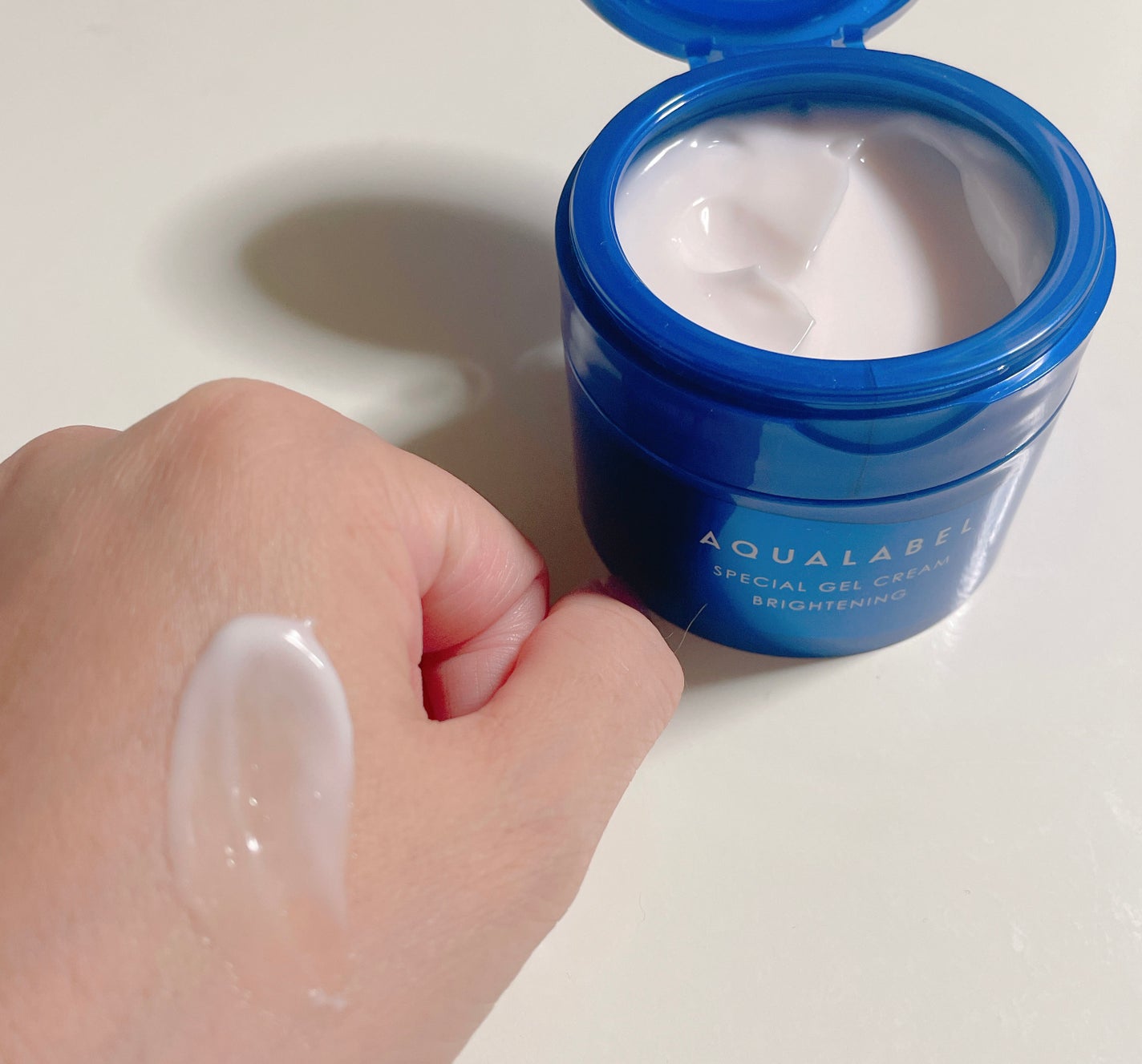 スペシャルジェルクリーム EX (ブライトニング) /アクアレーベル/オールインワン化粧品を使ったクチコミ(3枚目)