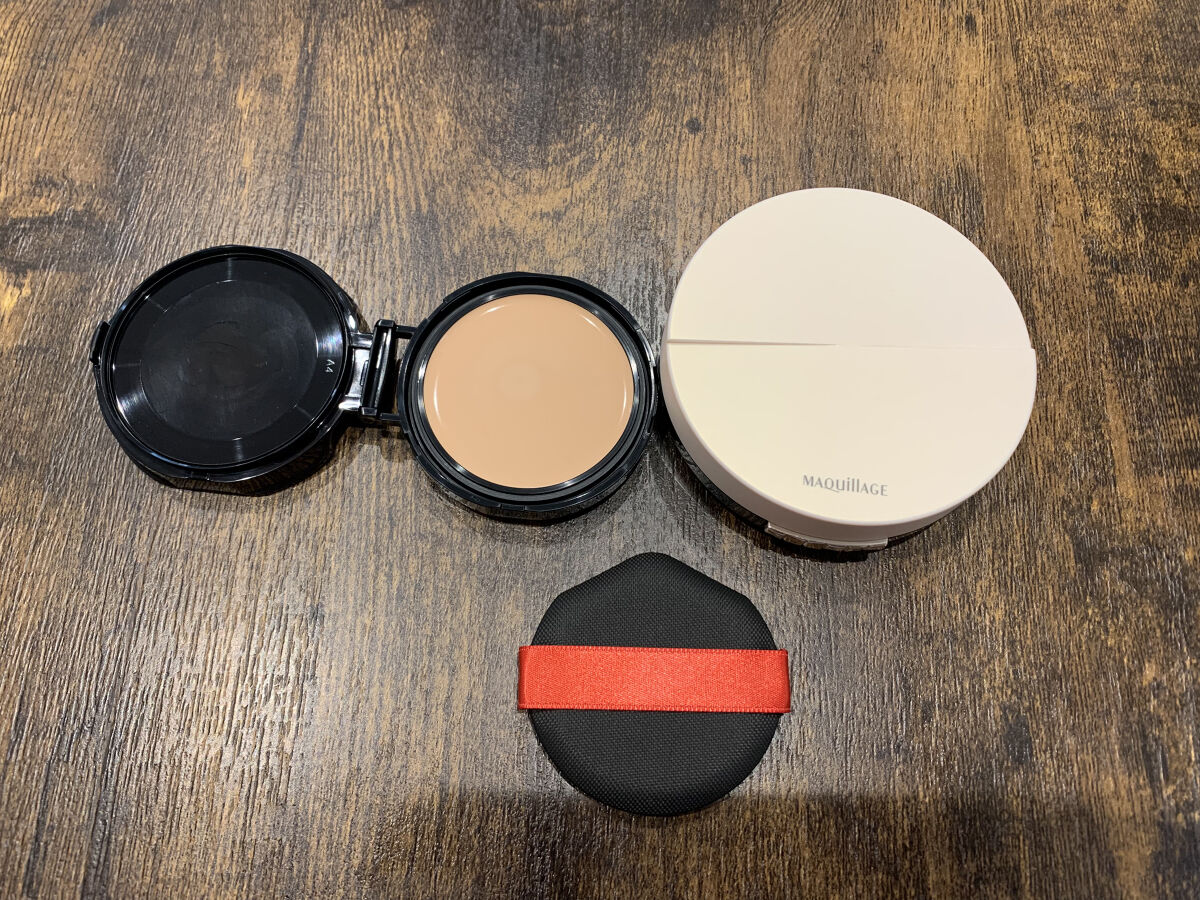 ドラマティッククッションジェリー 02やや明るめ〜中間的な明るさ/マキアージュ/クッションファンデーションを使ったクチコミ（1枚目）