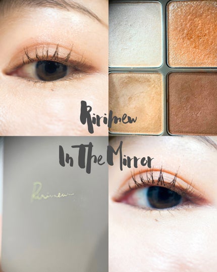 インザミラーアイパレット 01 オレンジアーモンド/Ririmew/アイシャドウパレットを使ったクチコミ(1枚目)