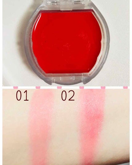 クリームチーク ティント/キャンメイク/ジェル・クリームチークを使ったクチコミ(2枚目)