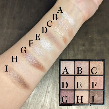 UR GLAM BLOOMING EYE COLOR PALETTE/U R GLAM/アイシャドウパレットを使ったクチコミ(2枚目)