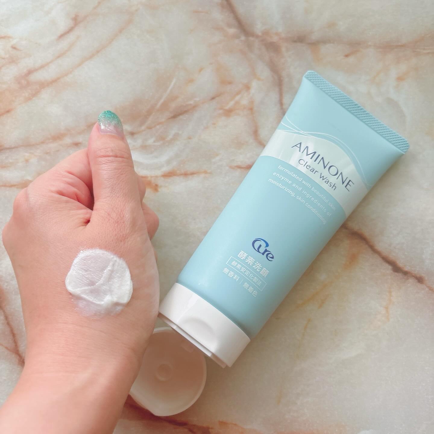 アミノネクリアウォッシュ/Cure/洗顔フォームを使ったクチコミ（3枚目）