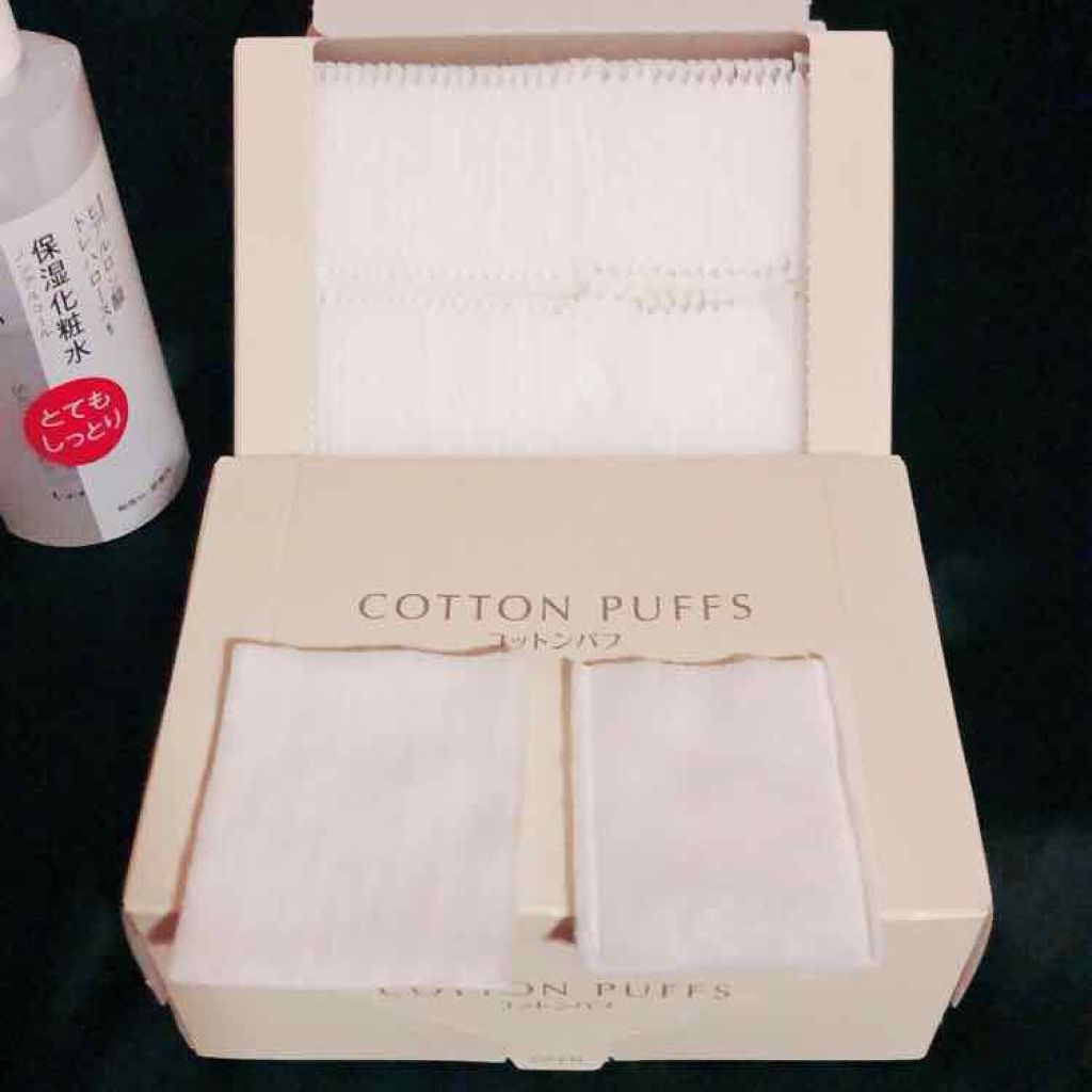 コットンパフ/トップバリュ ベストプライス/コットンを使ったクチコミ(1枚目)