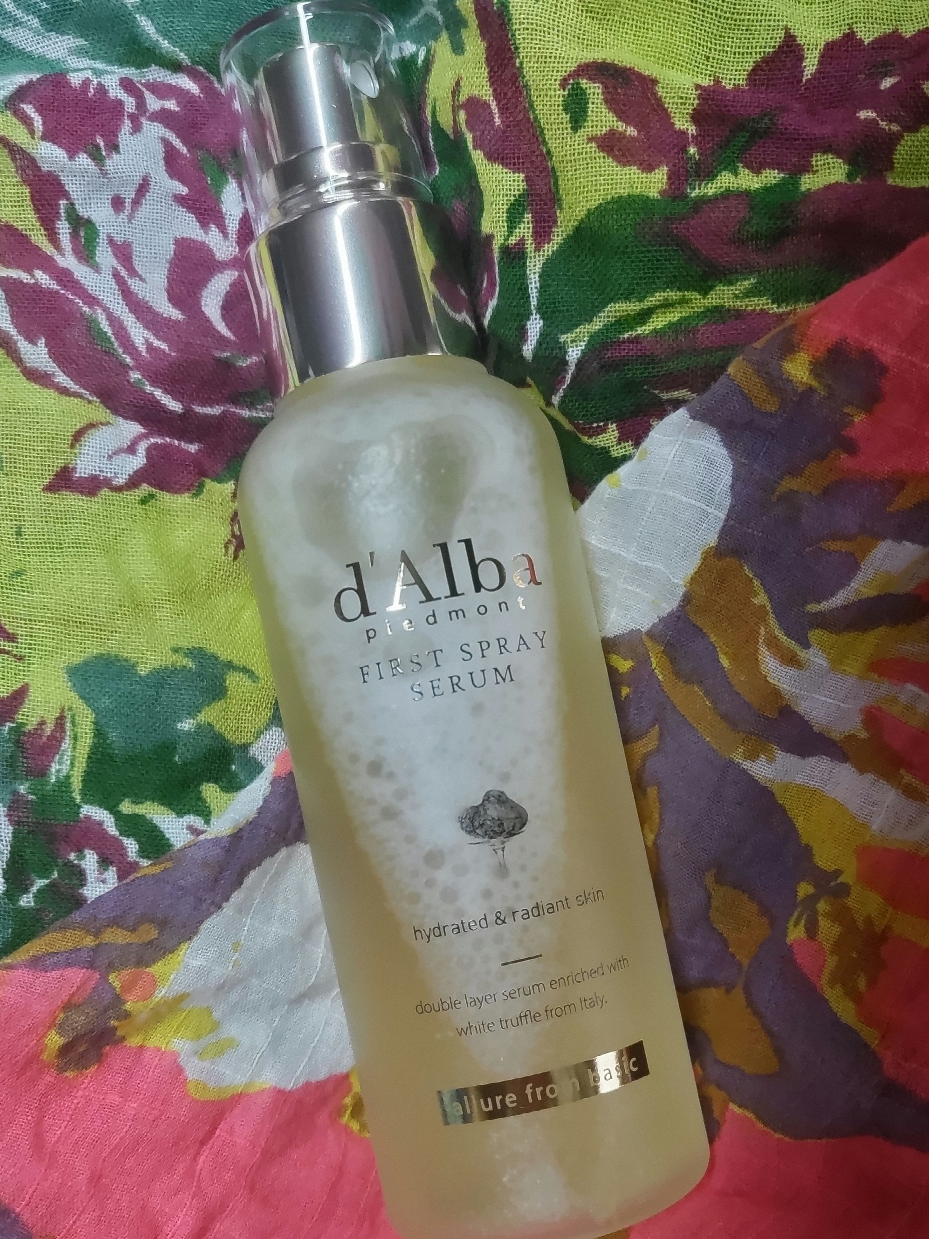 ダルバ ホワイトトリュフファーストスプレーセラム/ダルバ/ミスト状化粧水を使ったクチコミ（2枚目）