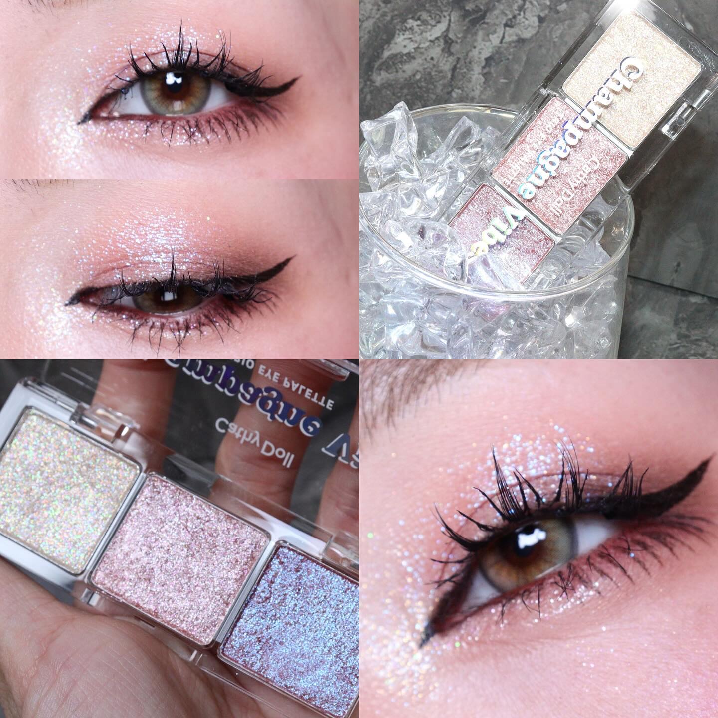 シアーアラウンド トリオ アイシャドウパレット/CathyDoll/アイシャドウパレットを使ったクチコミ（1枚目）