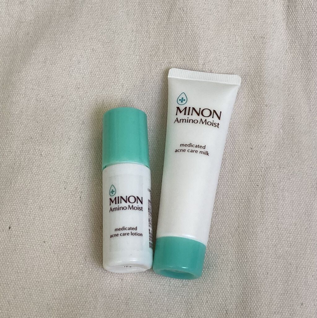 ミノン アミノモイスト 敏感肌・混合肌ライン トライアルセット/ミノン/トライアルキットを使ったクチコミ（1枚目）