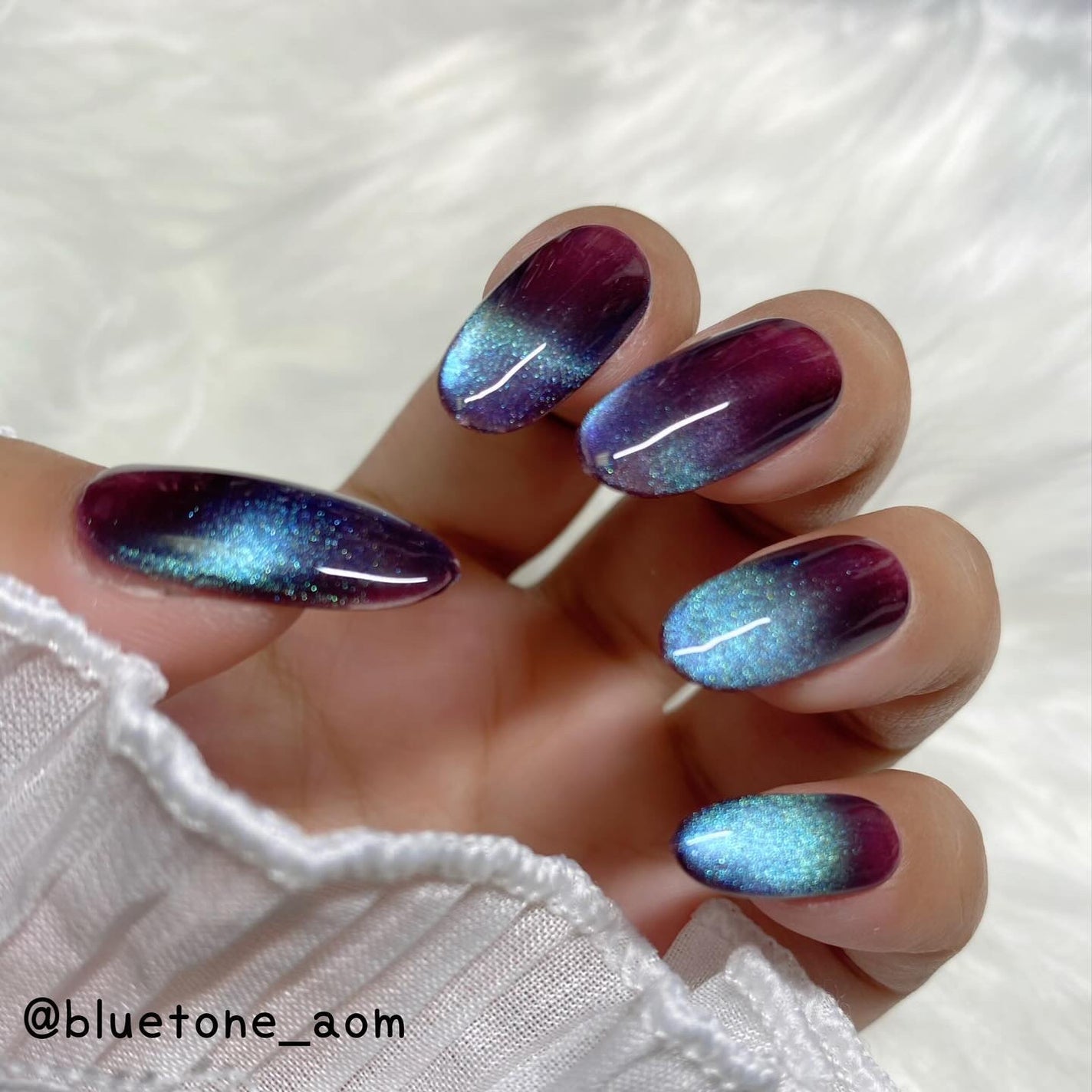 アニマルマグネットジェル/ネイル工房/ジェルネイルを使ったクチコミ(3枚目)