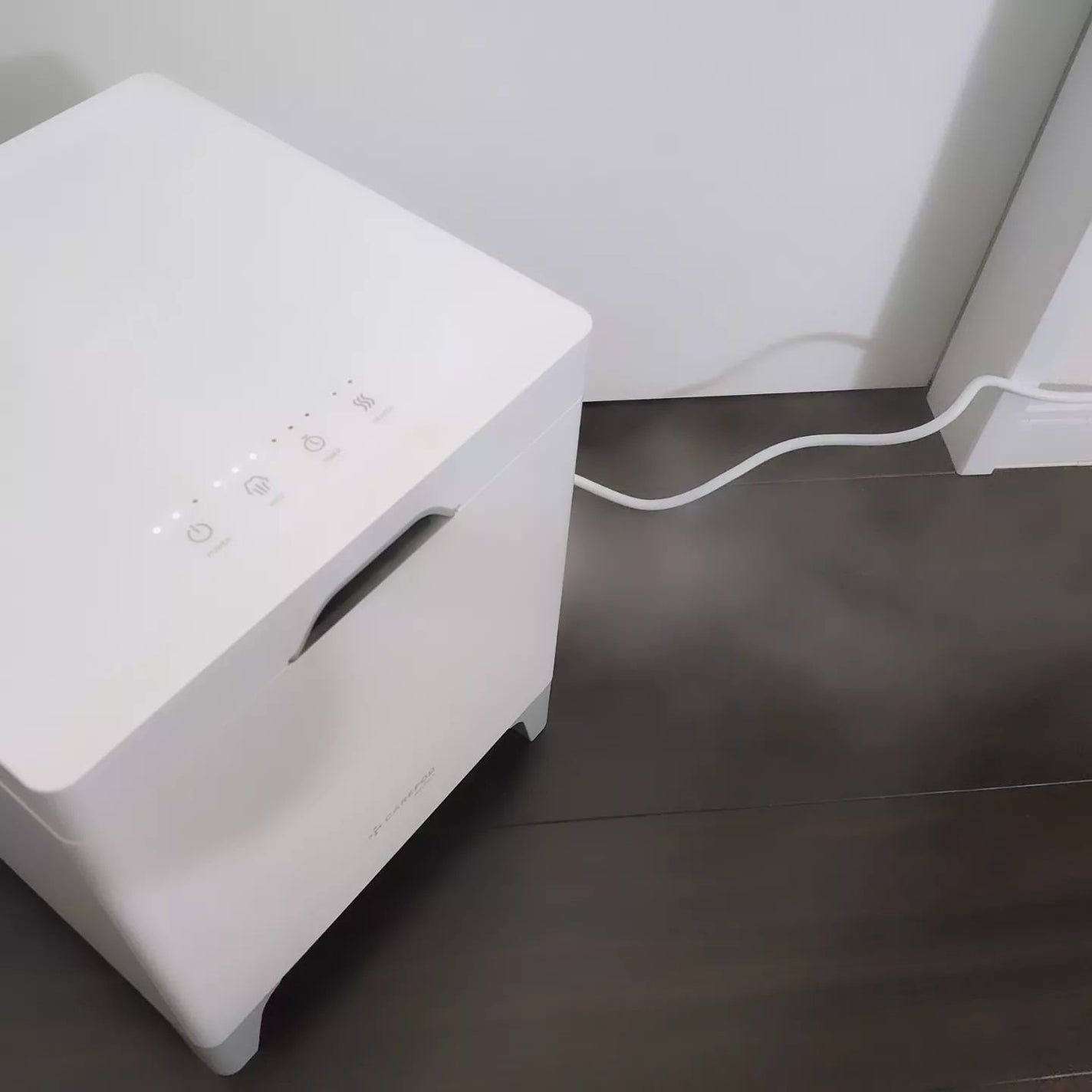 CAREPOD キューブ ハイブリッド式ステンレス加湿器(X50)/Carepod/その他を使ったクチコミ(4枚目)