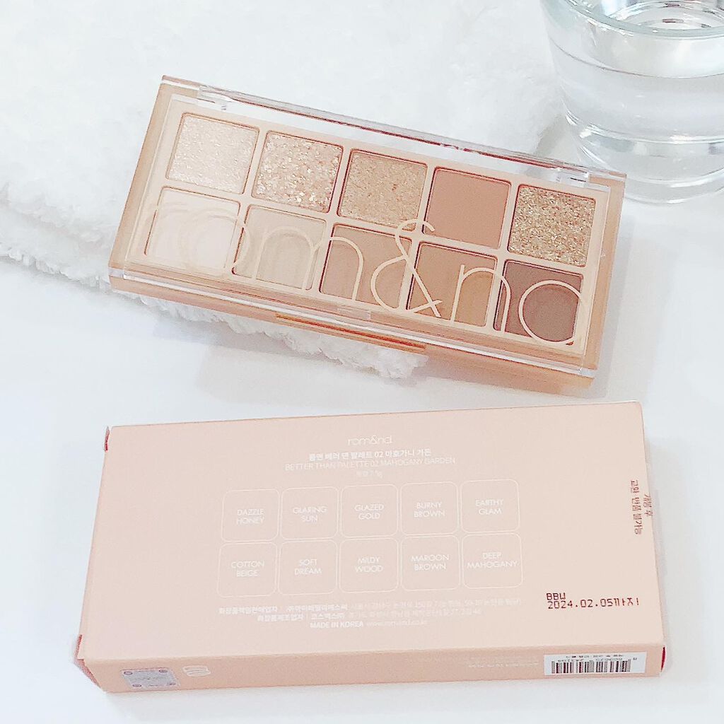 ベターザンパレット/rom&nd/アイシャドウパレットを使ったクチコミ(7枚目)
