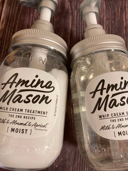 アミノメイソン ディープモイスト ホイップクリーム シャンプー/ミルククリーム ヘアトリートメント/アミノメイソン/市販シャンプーを使ったクチコミ(2枚目)