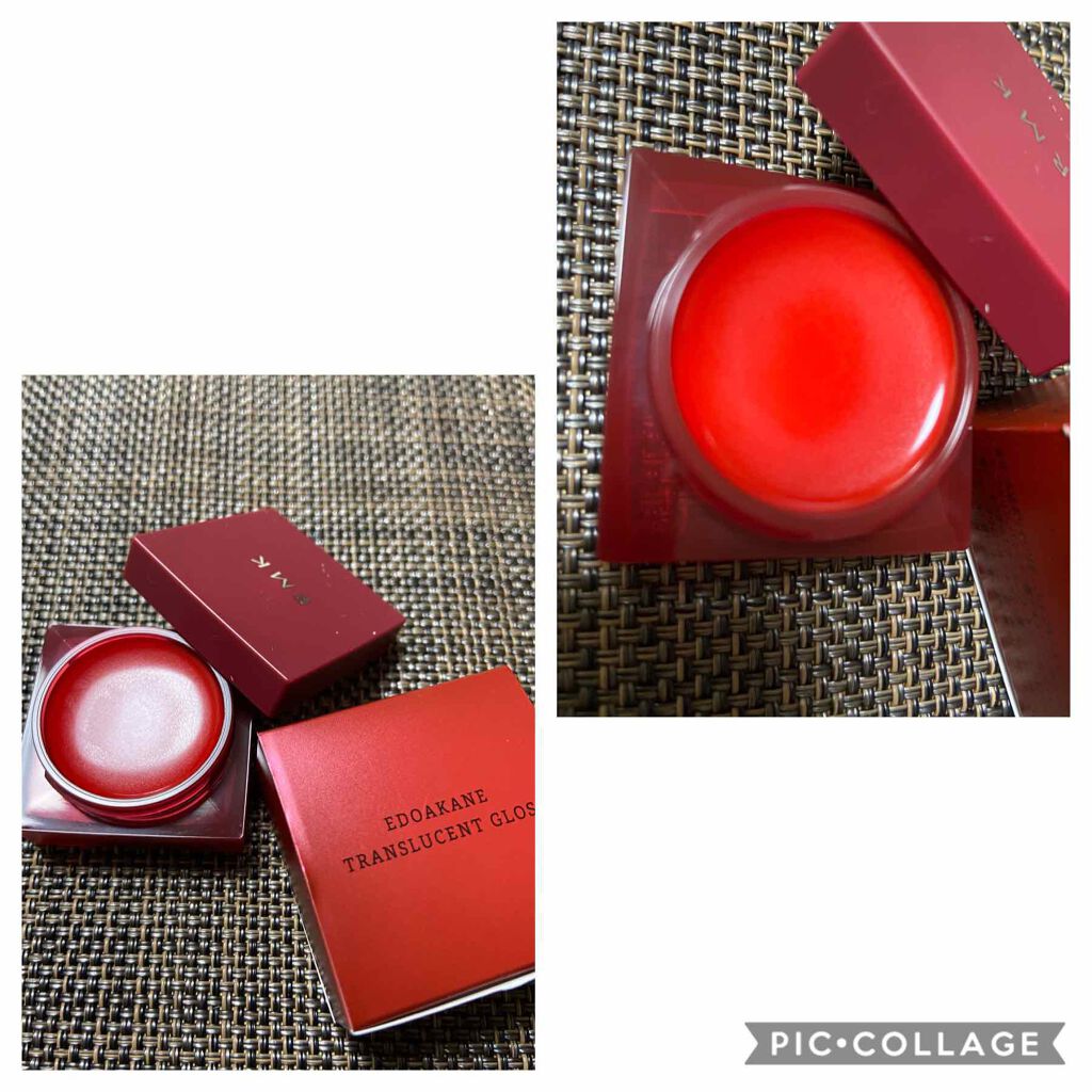 江戸茜 トランスルーセントグロス/RMK/口紅を使ったクチコミ(1枚目)