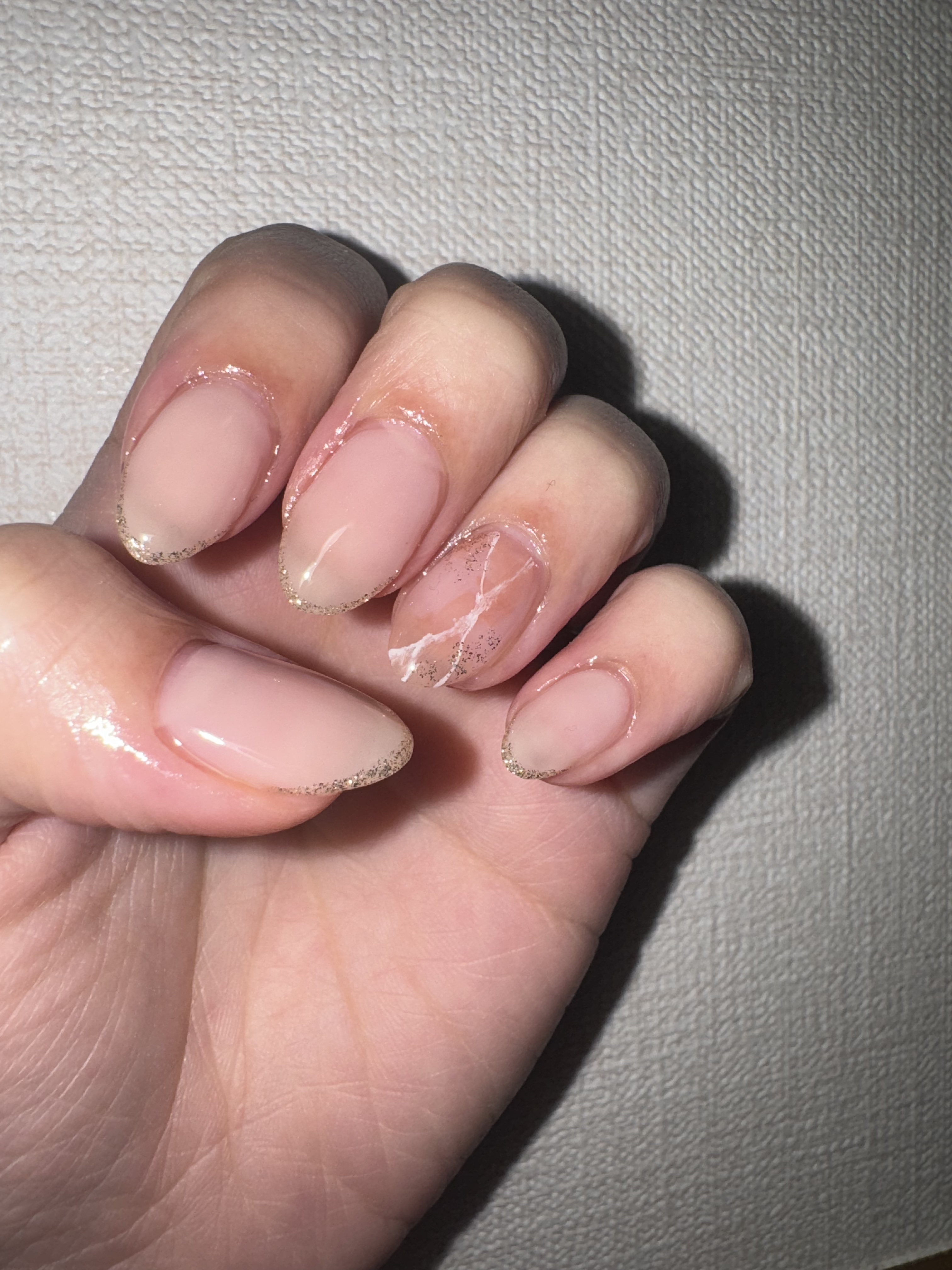 #仕事ネイル,#ジェルネイル,#フラッシュネイルのネイルデザイン