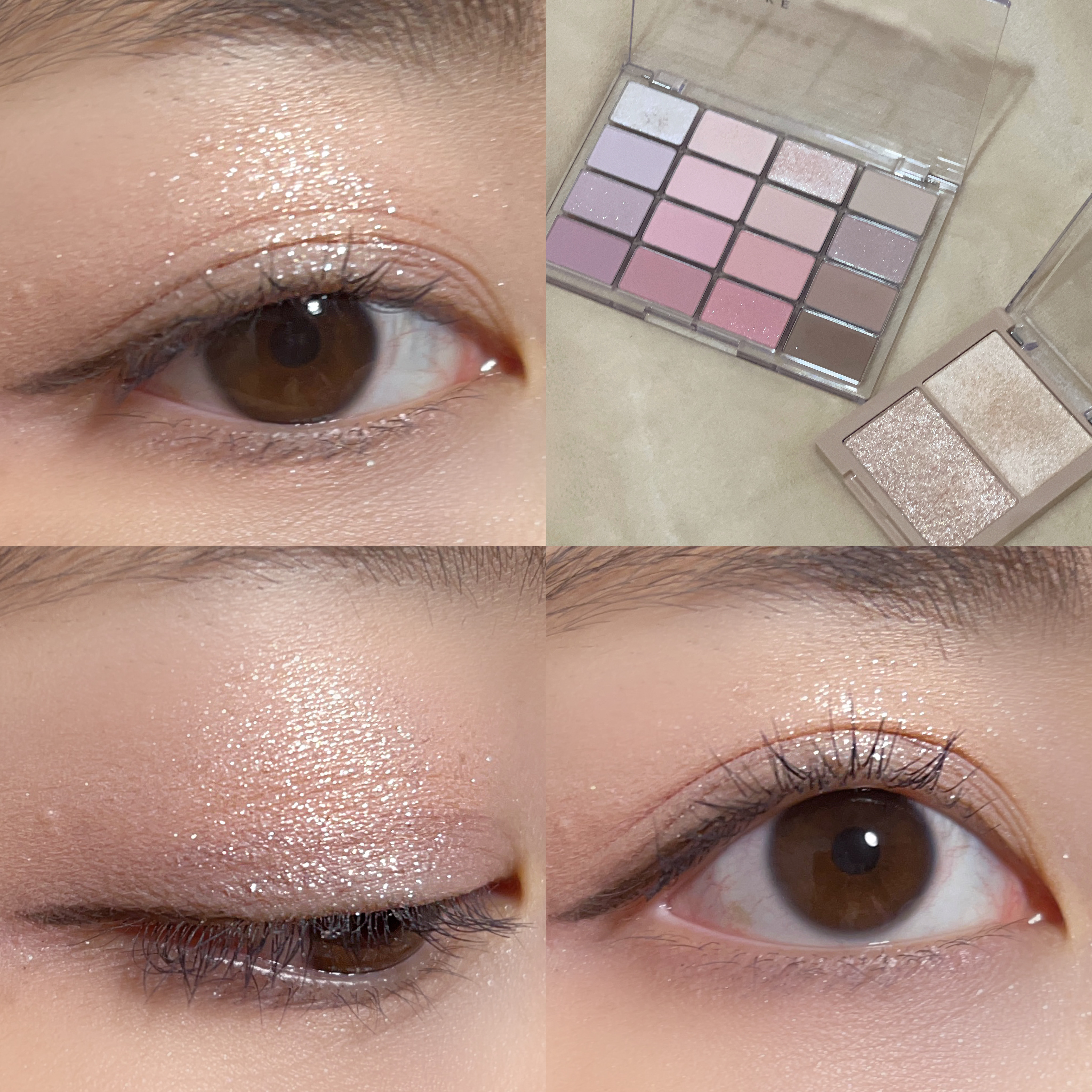 ソフトブラーリングアイパレット/wakemake/アイシャドウパレットを使ったクチコミ（1枚目）