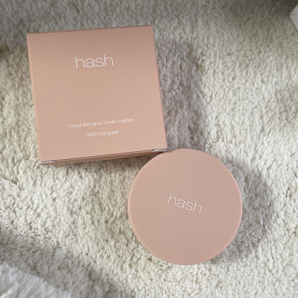 クラウド スキン グロー クッション XX01 ホンデ ピンクベージュ/HASH/クッションファンデーションを使ったクチコミ（2枚目）