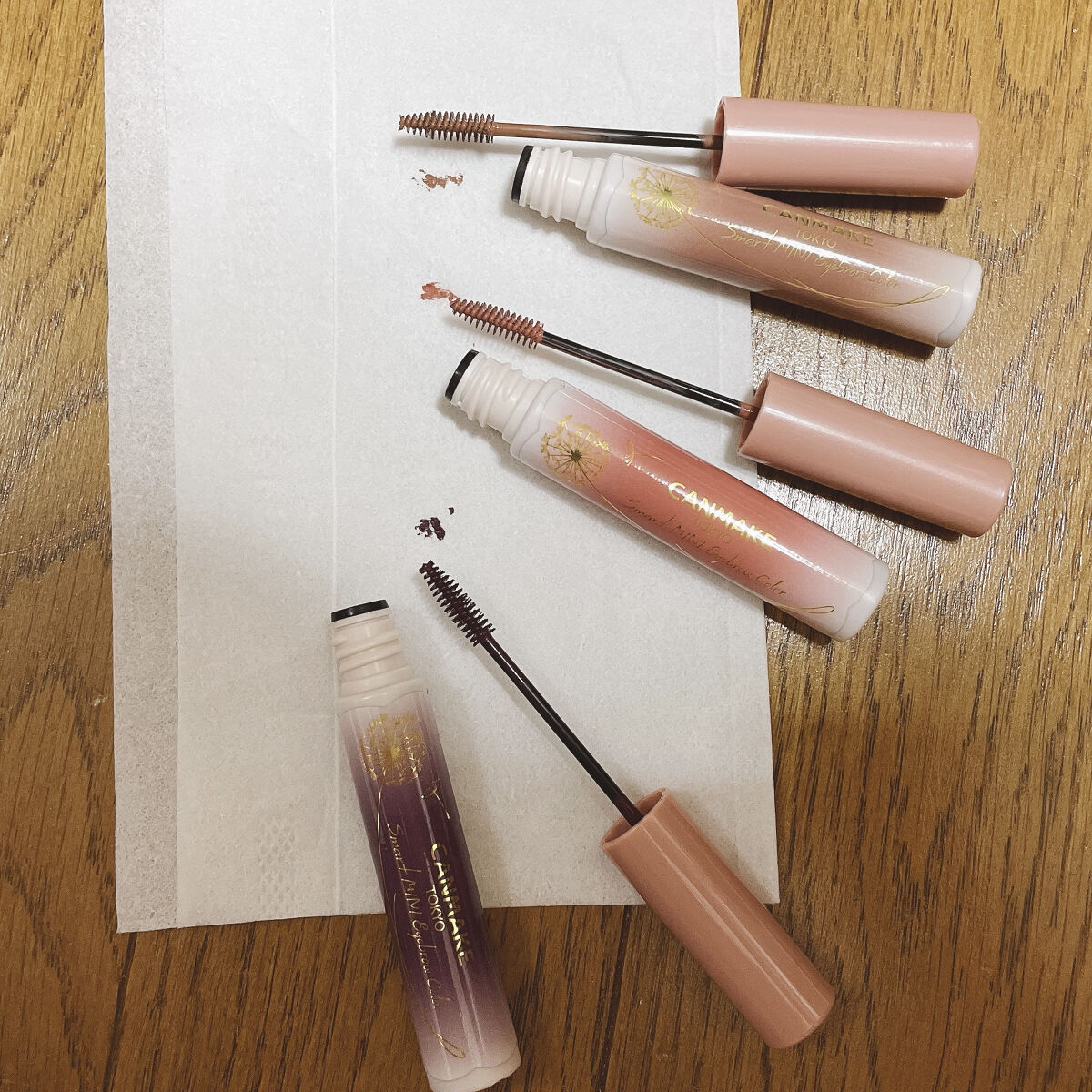 スマートミニアイブロウカラー/キャンメイク/眉マスカラを使ったクチコミ（1枚目）