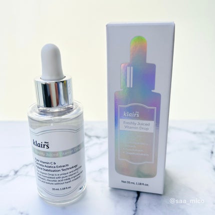 フレッシュリージュースドビタミンドロップ(35ml)/Klairs/美容液を使ったクチコミ(1枚目)