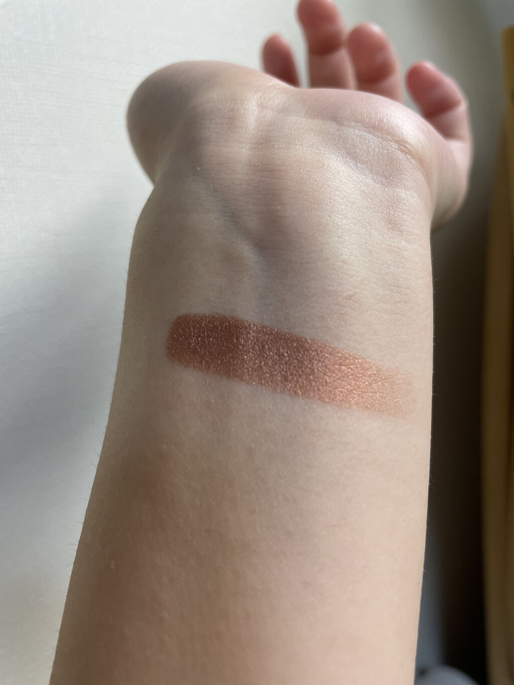 エンジェル ハート アイカラーズ 04 テラコッタブラウン/エンジェルハート/単色アイシャドウを使ったクチコミ（2枚目）