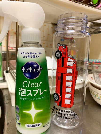 キュキュット CLEAR 泡スプレー /花王/その他を使ったクチコミ(2枚目)
