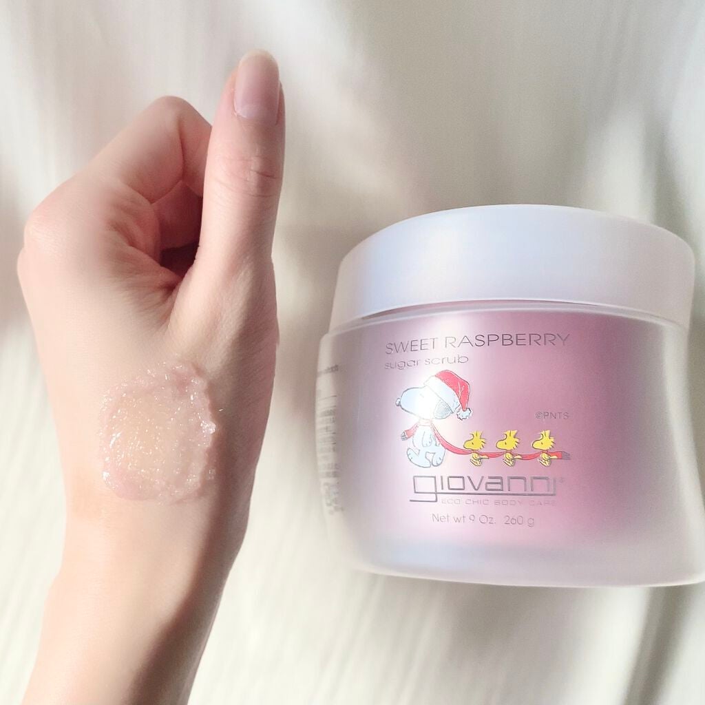 ジョヴァンニ シュガー ボディスクラブ スイートラズベリー/giovanni/ボディスクラブを使ったクチコミ(5枚目)