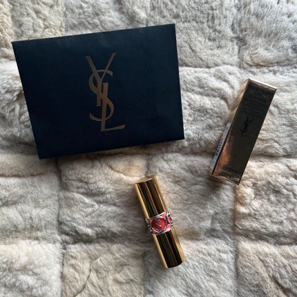 ルージュ ヴォリュプテ シャイン/YVES SAINT LAURENT BEAUTE/口紅を使ったクチコミ(2枚目)