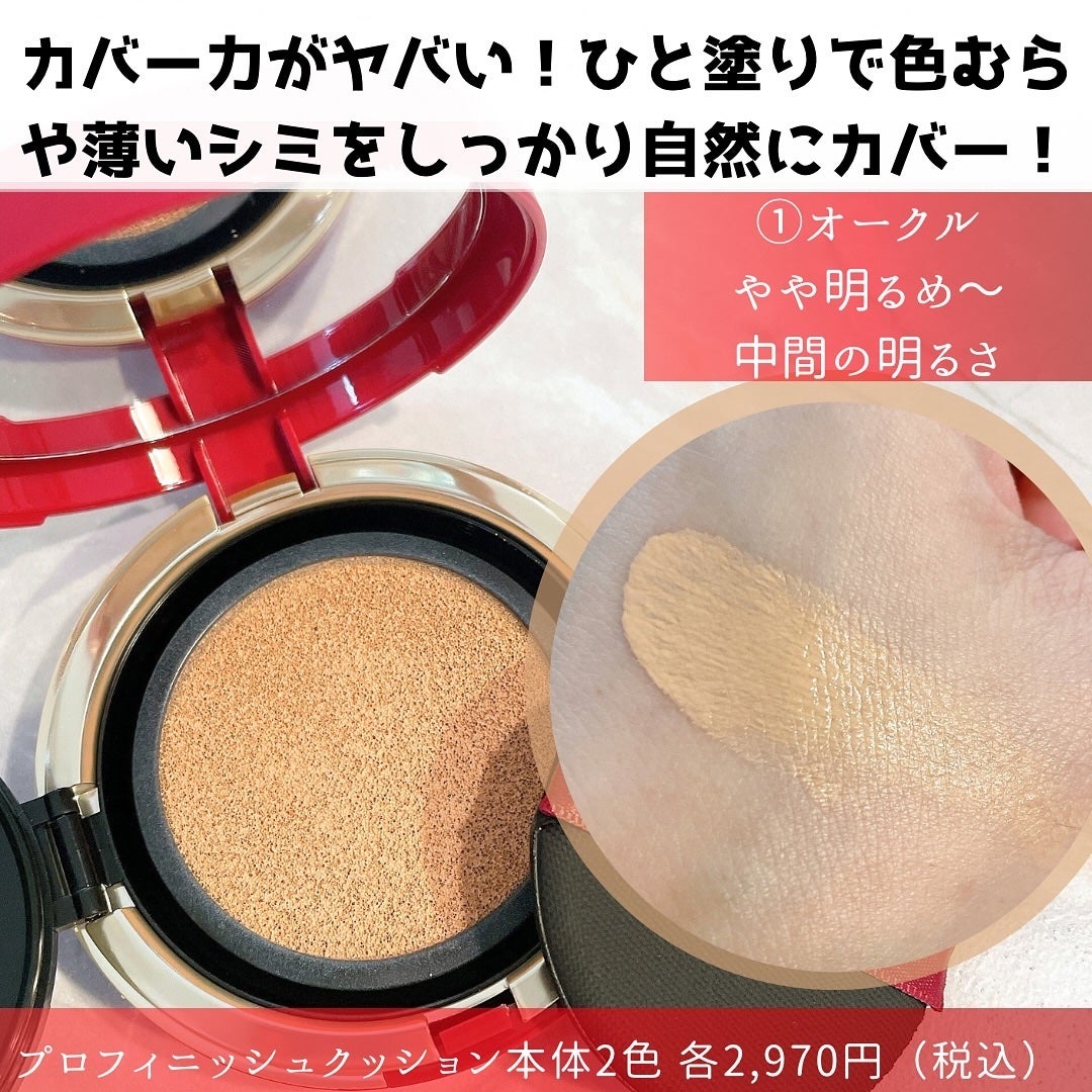 インテグレート プロフィニッシュクッション/インテグレート/クッションファンデーションを使ったクチコミ(3枚目)