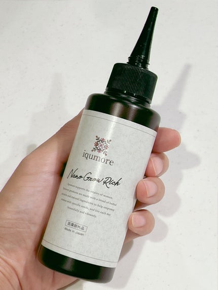 ナノグロウリッチ/iqumore/頭皮ローションを使ったクチコミ(1枚目)